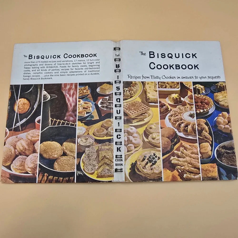 Vintage‎ 1964 The Bisquick Cookbook Betty Crocker First Edition Spiral Hardcover